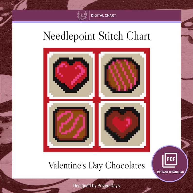 Valentines Collection — needlepoint charts